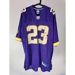 (V) VTG MEN'S Reebok Michael Bennett #23 Minnesota Vikings Home Purple Jersey XL